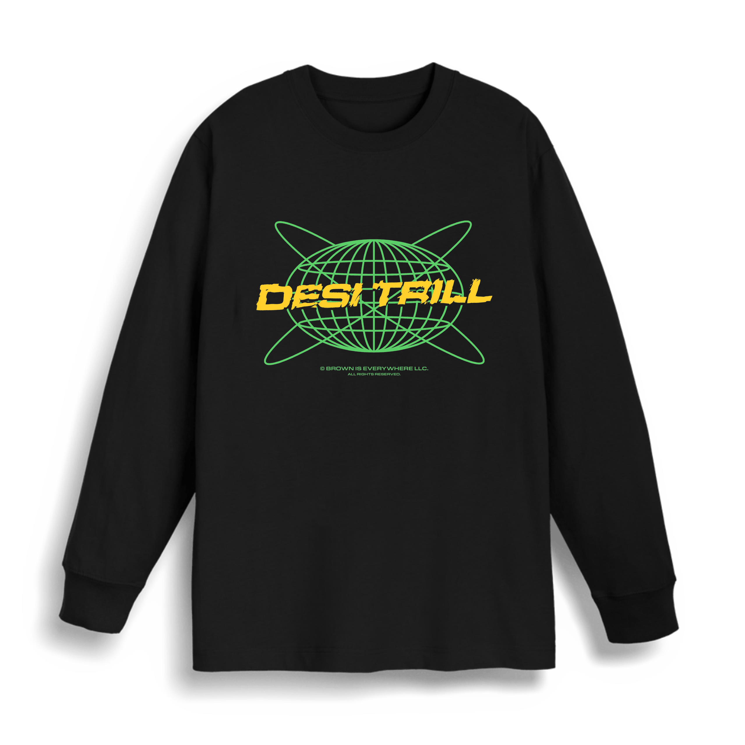 Black Printed T-shirt Back