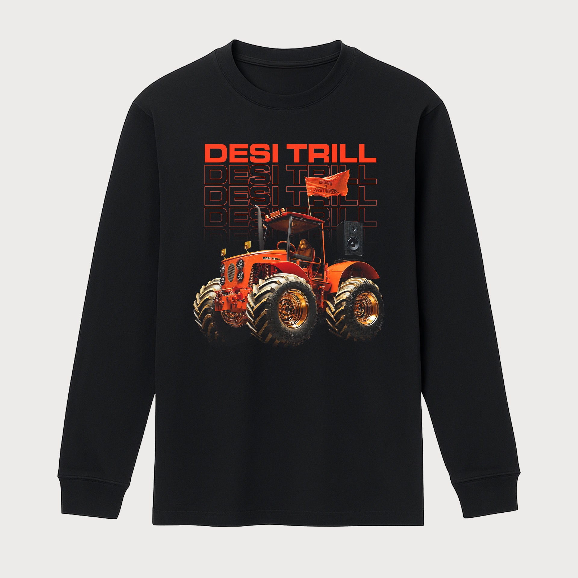 DESI TRILL Tractor Long Sleeve Tee